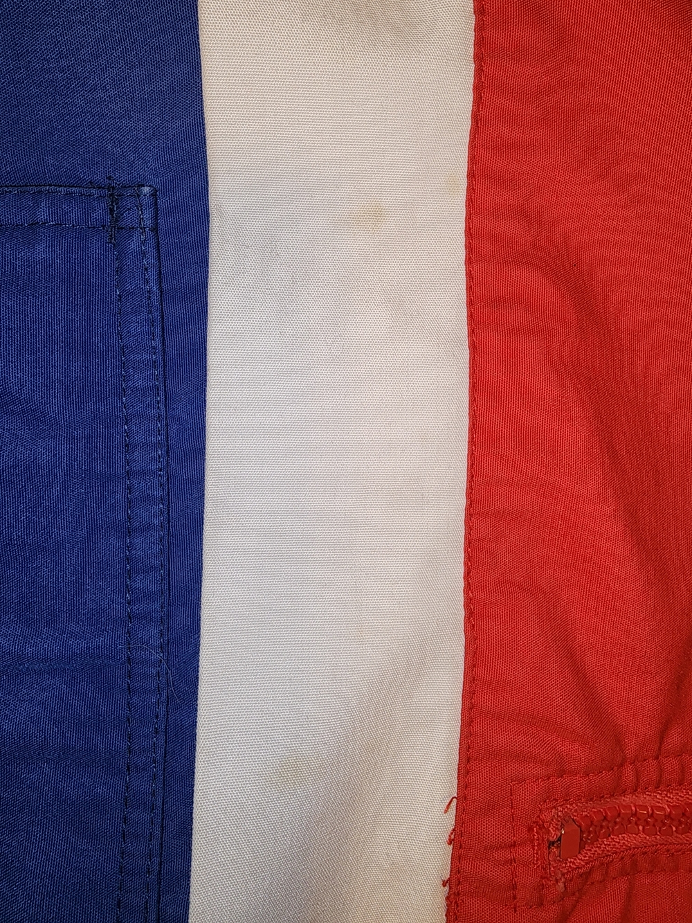 Vintage 80s Outdoor Exchange Olympics "USA" Jacket size Medium red white blue - Picture 4 of 5